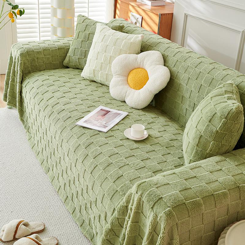 Warm Cozy Couch Covers for Sofas Washable Slipcovers Living Room Pet Bed ChairSoft Throw Blanket Stylish Fuzzy Cozy Thick Plush