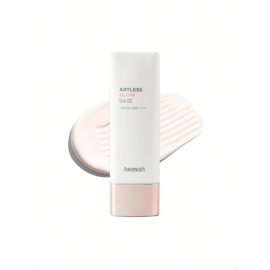 

heimish Artless Glow Base 40мл , Многофункциональная база под макияж, Хайлайтер, Солнцезащитный крем для лица с эффектом тона, Легкий, Натуральный финиш с SPF 50+ PA++++ Original (Pink)