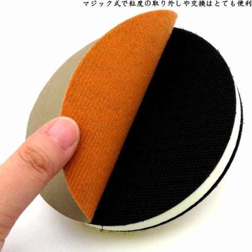 DUOLEIMI Waterproof Sandpaper, Round Sandpaper for Sanders, Made of Latex Paper, Durable, Mirror Polishing, Glossy Finish, 125mm, 16-Pack (2 of Each: