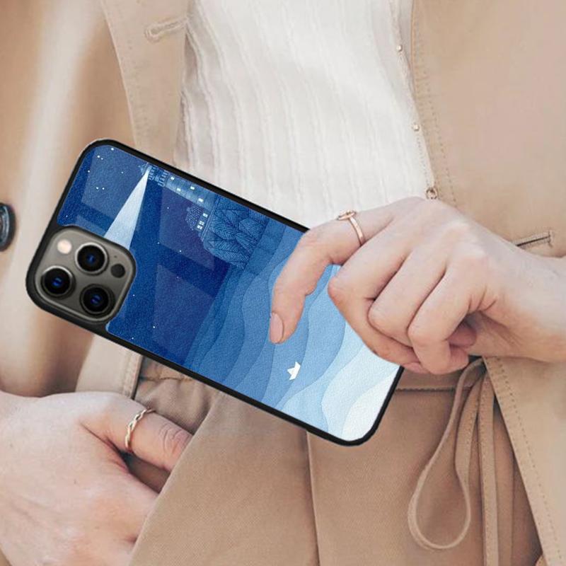 Ocean Waves Sailboat Magnetic Phone Case For APPLE iPhone 17 Air 16 14 13 12 Pro Max 15 Plus Wireless Charge With MagSafe Cover
