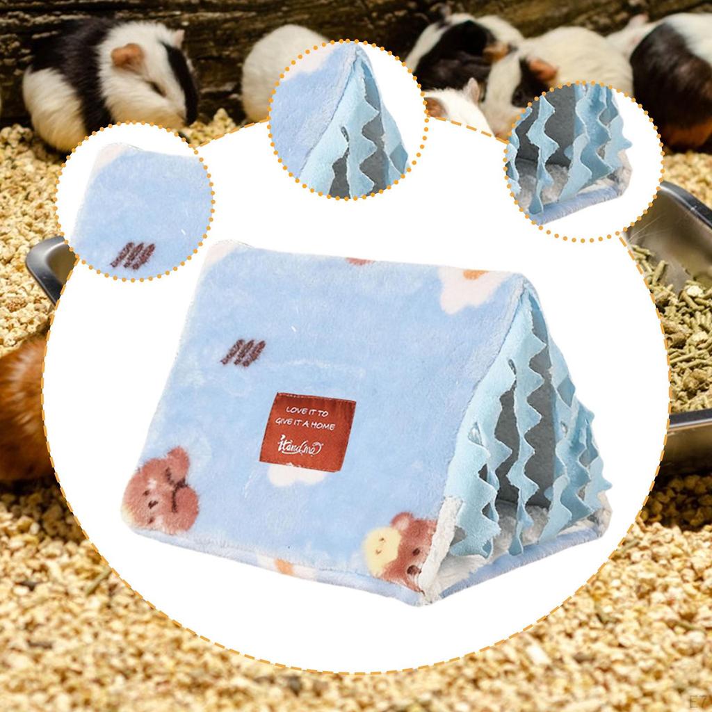 Kaninchen Versteckhaus, Meerschweinchenbett Kleintier Versteck für Mäuse, Schwein, Hamster,