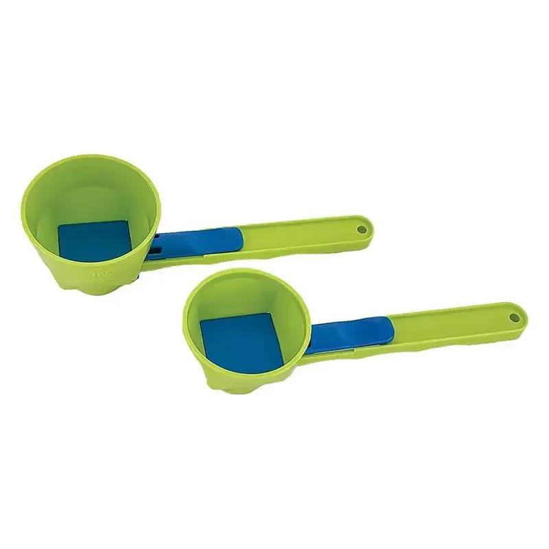 Measuring Spoon Funnel Sliding Design Coffee Scoop Funnel Water Bottle Powder Scoop Funnel Scooper Kitchen Baking Accessories