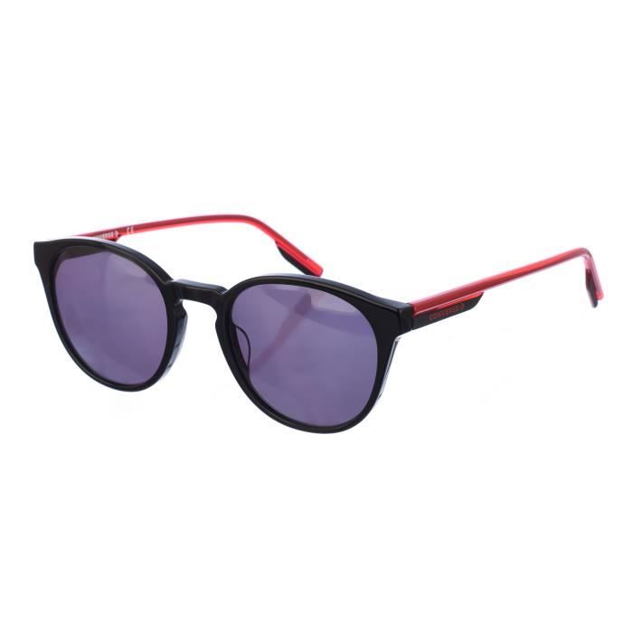 Lunettes de soleil - CV503S - Noir-rouge - Ovale - 100% anti-UV - Verres gris foncé