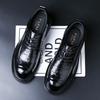 2025 Wenzhou leather shoes men's high-end leather men's shoes first layer cowhide business dress trend versatile leather shoes wear-resistant