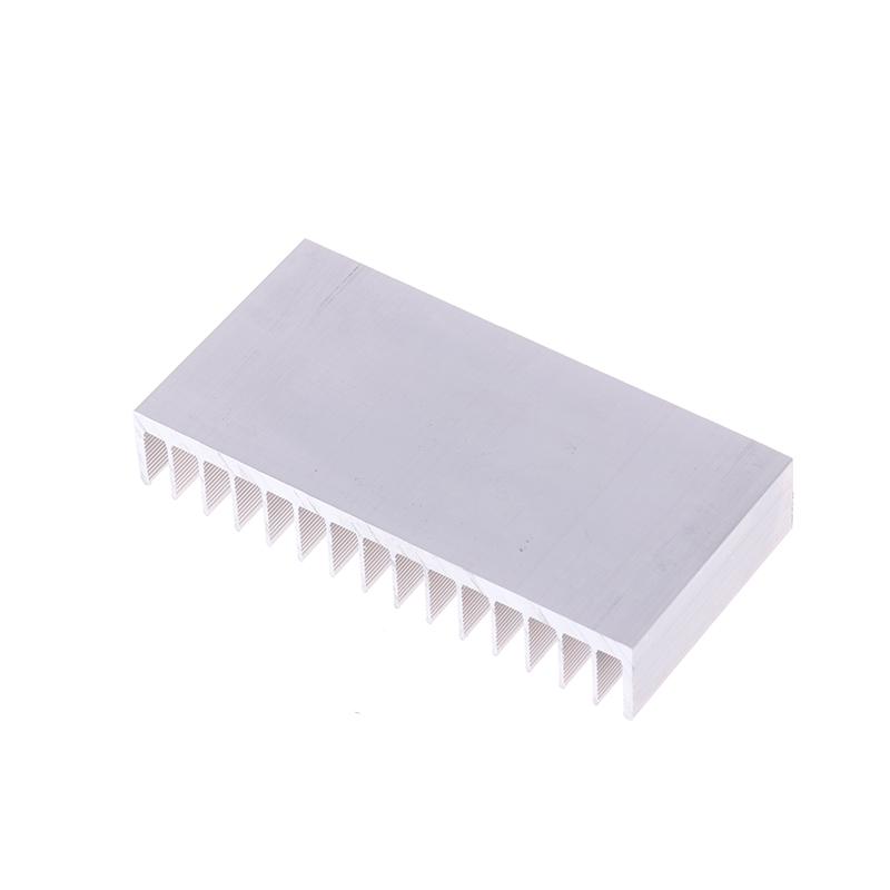 1Pc Aluminum Heatsink CPU Cooling Pad LED IC Chip Cooler Radiator Heat Sink Heating Heat Dissipation Cooling 10x2x5cm