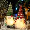 Festliche Leuchtende Gartenzwerg-Figur mit Strickmütze – Weihnachtsdekoration & Geschenke