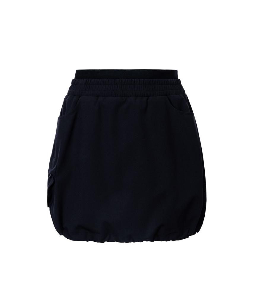 Crive Nine Double Obi String Woven Skirt Bk