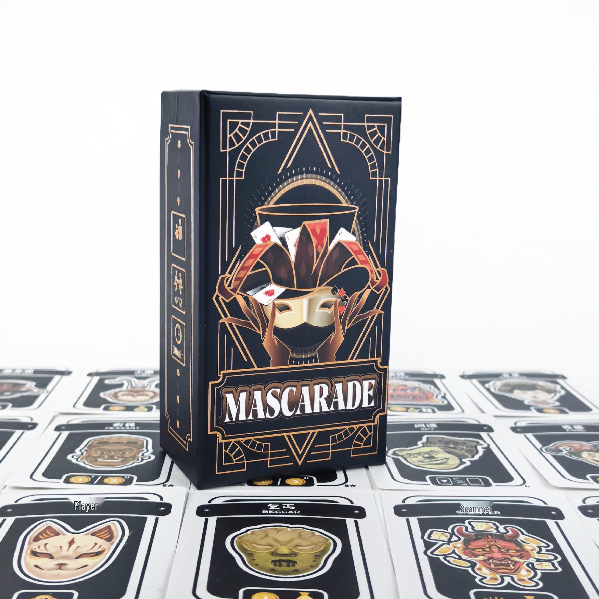 Masquerade Strategy Card Game: Identity-Hiding for Casual Gatherings