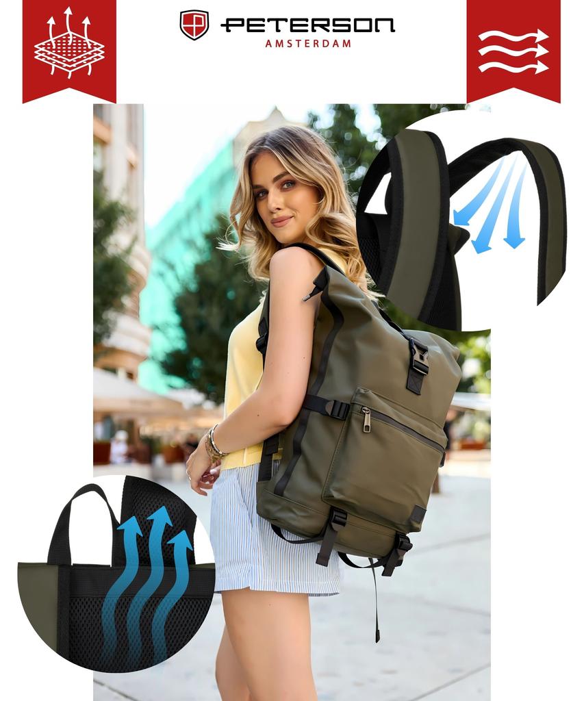 PTN NAIROBI-9138 OLIVE City Backpack