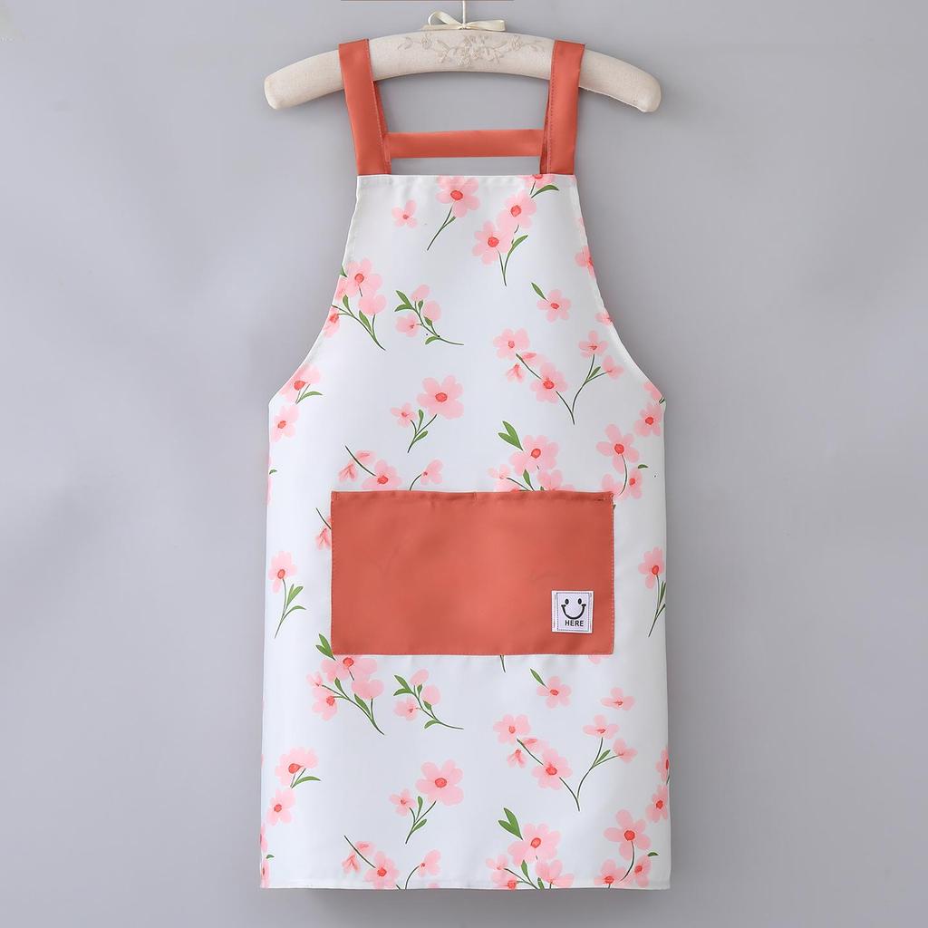 Japanese Cotton Linen Waist Apron - Breathable Canvas for Kitchen and Office
