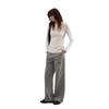 GREEN BELT Urban Traveler Women's Cotton Plaid Straight-Leg Casual Pants