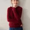 Lekasha Women's Cashmere Ribbed Hooded Knit Sweater - Versatile Outdoor or Base Layer Hoodie