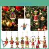Entzückendes 2023 Grünes Monster Cartoon Weihnachtsbaum Hängeornament Set Für Festliche Dekoration