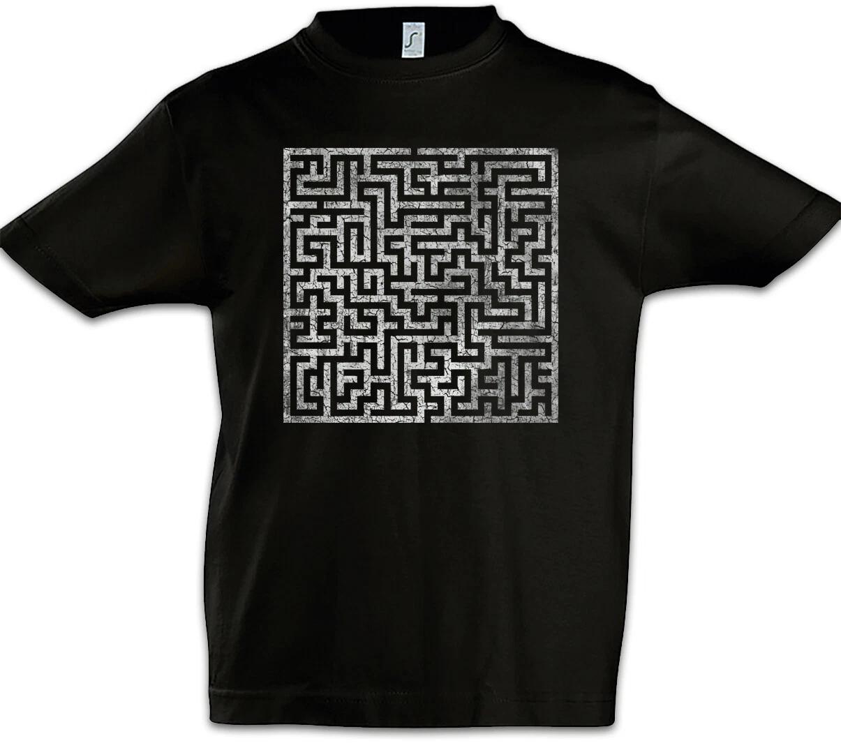 Maze IV Kids Boys kids boys T-Shirt Maze Mysticism Hypnosis Hypnotize Spiral 100