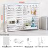 Pegboard Hooks & Baskets for Office, Home, or DIY Desktop Display