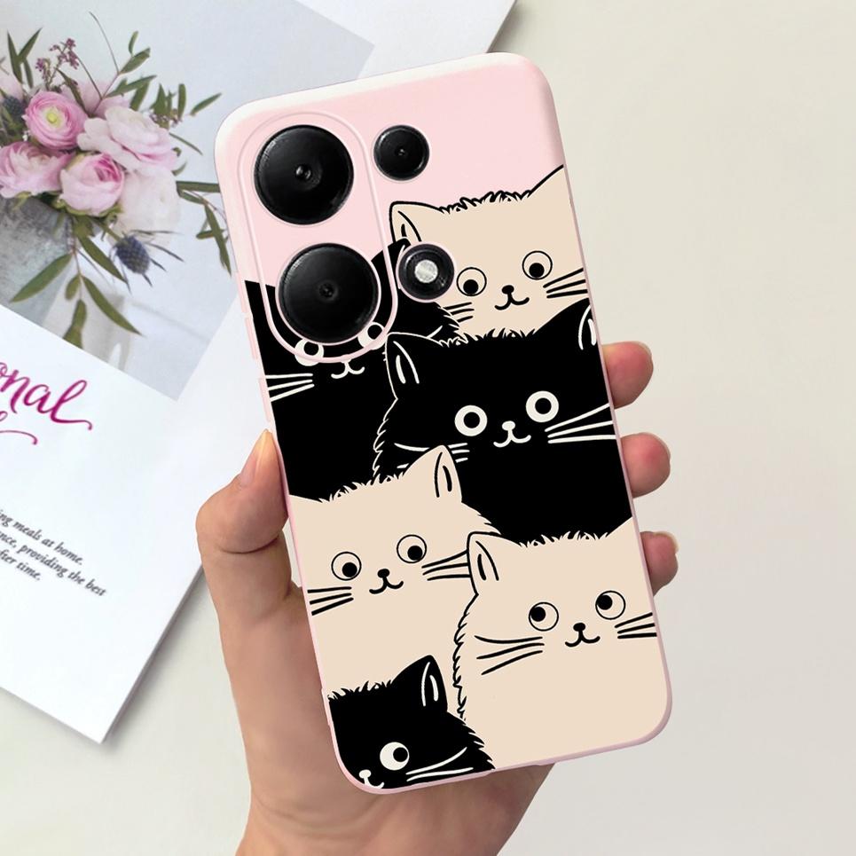 Cute Animal Cool Style Cartoon Phone Funda For Xiaomi Redmi Note 13 Pro 4G Note13 Pro Plus Soft Candy Silicone Coque Note 13Pro