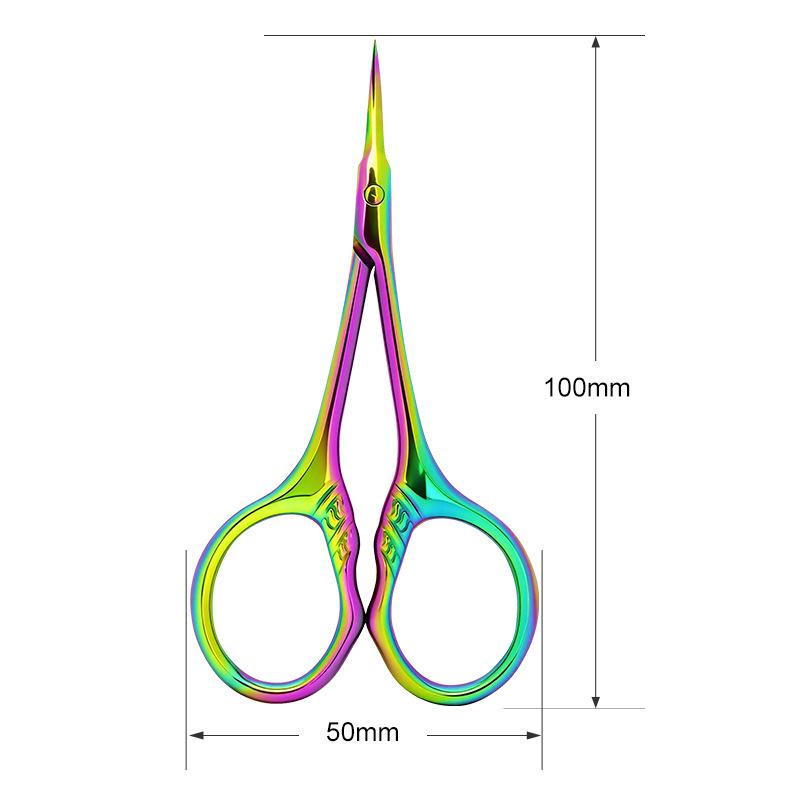 Professional Russian Style Curved Tip Nail Clippers - Dead Skin Cuticle Nipper for Salons