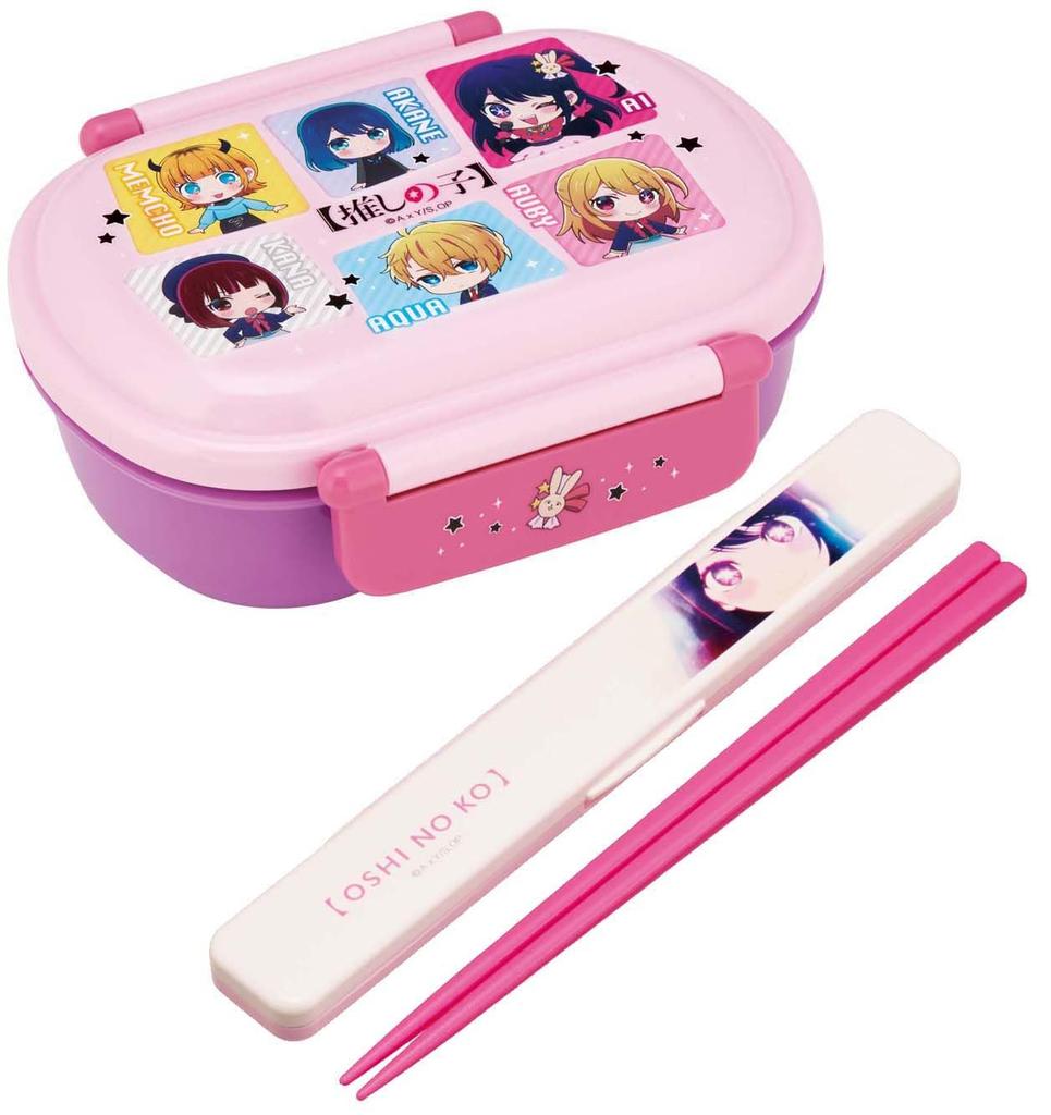 Skater 18cm Chopsticks and Chopstick Case Adult Oshi No Ko Made In Set, Antibacterial, Size, (My Child) Design, Japan, ABC3AG-A