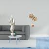 Feather Sculpture Modern Resin Metal Statue Collection Art Crafts Decorative Figurine Abstract
