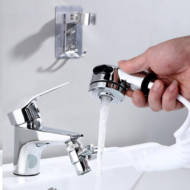 New High Quality Bathroom Shower Head Faucet Extension with Shower Arm and Hose Kit