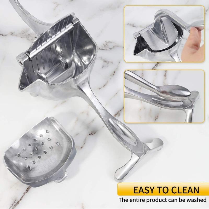 Aluminum Alloy Manual Juice Squeezer Hand Pressure Juicer Pomegranate Orange Lemon Sugar Cane Kitchen Bar Fruit Extraction Tool