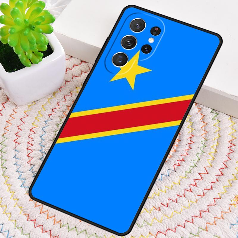 Congo Flag Phone Case for Samsung Galaxy note 10 pro S26 Ultra S23 S24 FE S25 S21 S22 PLUS shockproof Cove
