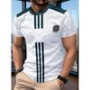 Men'S 3D Digital Print Short Sleeve T-Shirt | Casual Comfortable Round Neck Top