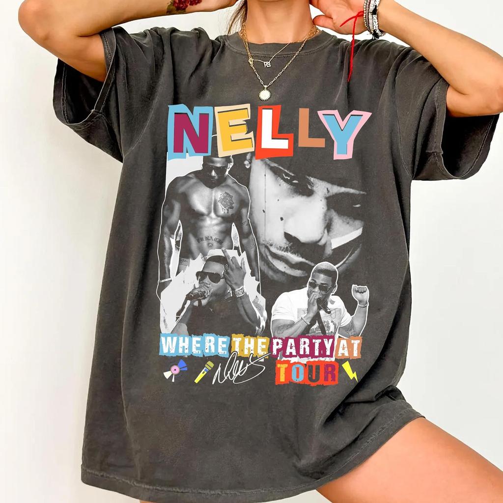 Comfort Colors Nelly Rapper Vintage 90s Bootleg T-Shirt