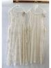Mori Girl Embroidered Lace-Up Mesh Vest Dress