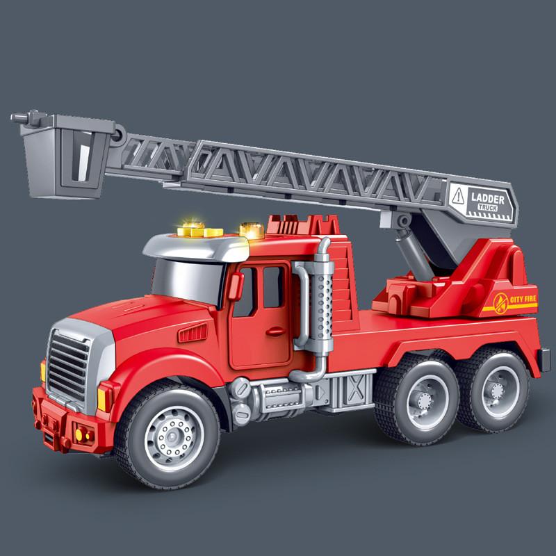 Multifunction Truck Mixer Inertia Vehicle Toy Sound Story Features Children Play