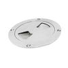 Stainless Steel Round, Non-slip Inspection Hatch Cover Plate with Removable Boat Accessory Cover Compatible with Mar