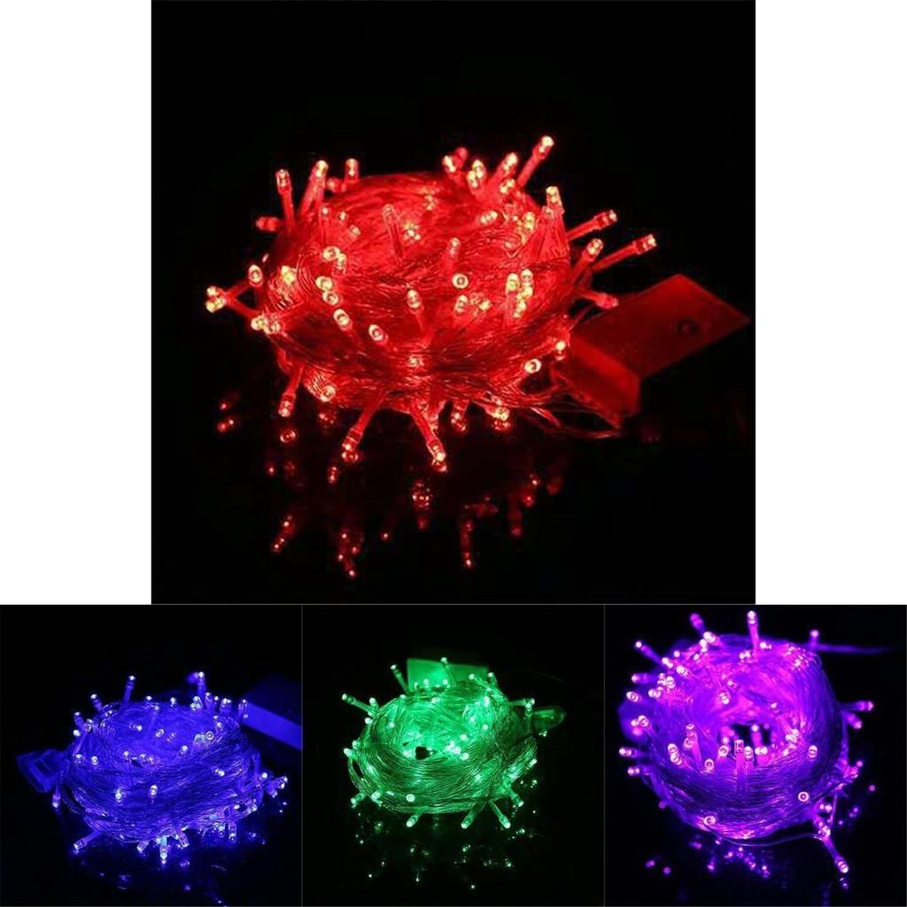 Dazzling 10m 100leds Multi-color Fairy String Lights Ideal For Weddings And Holiday Celebrations