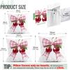 Bow Cherry Pattern Pillowcase Printed Polyester 40/45/50Cm Throw Pillowcover Decorative Sofa Cushion Pillowslip Home Decor