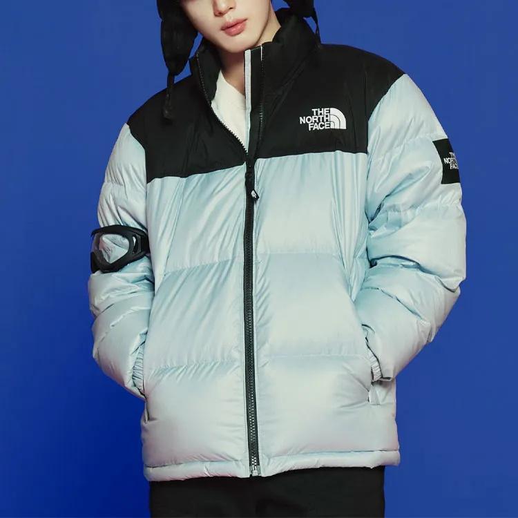 THE NORTH FACE Novelty Nuptse Jacket Sky Blue Unisex Korea Version (Unisex) Down Jackets NJ1DN50M