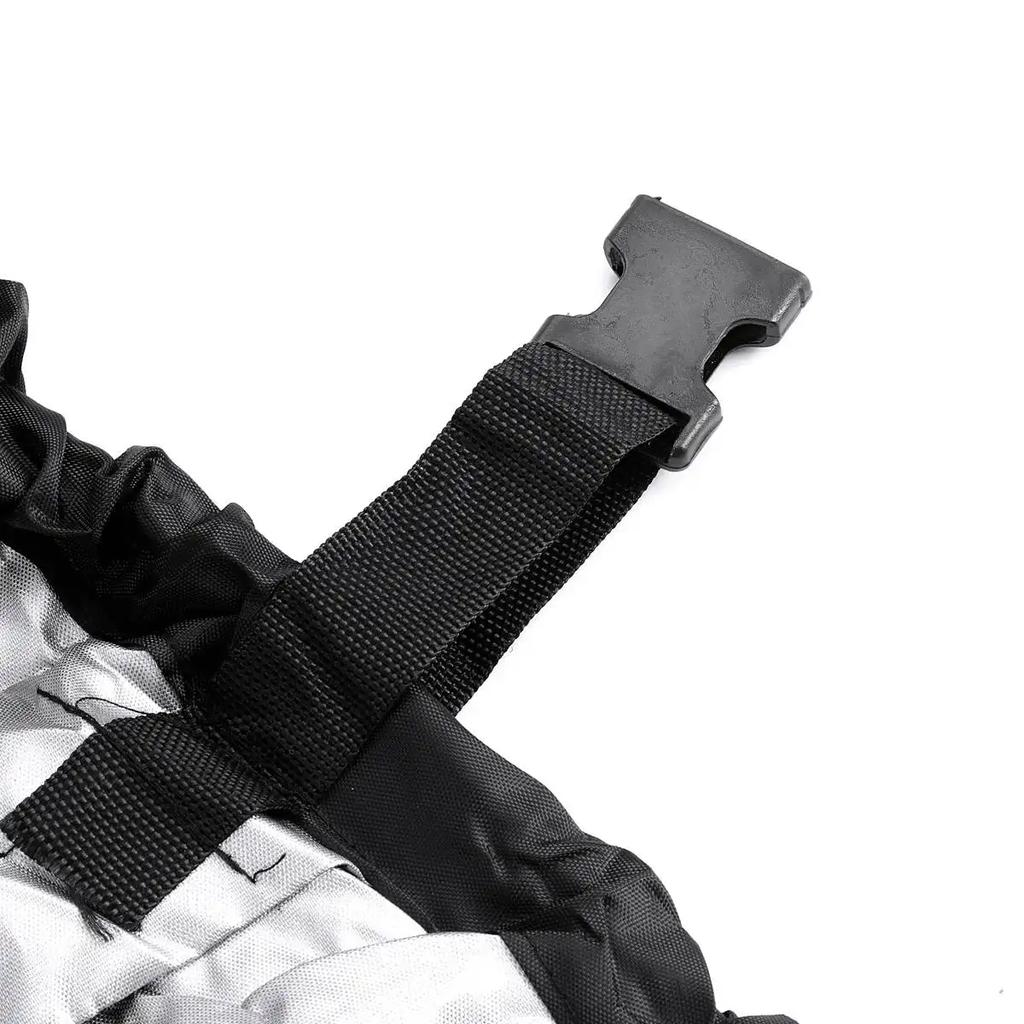 Aunct 11ft - 22ft 210D Trailerable Boat Covers Waterproof Rain Proof Sunproof UV Protector Speedboat Boat Cover Fishing Ski D45