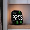 LED Aesthetic Wall & Desktop Alarm Clock 6633: Modern Design for Living Room & Bedside