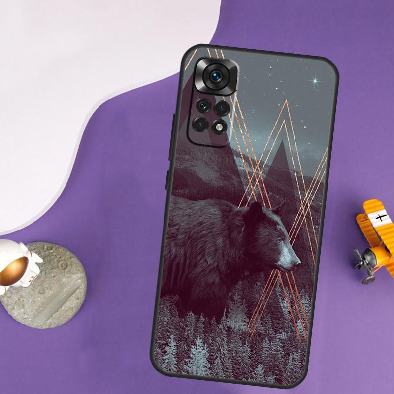 Cute Cartoon Bear Case For Xiaomi Redmi Note 14 13 Pro 12 9 10 11 Pro 10S 11S 12S Redmi 14C 13C 10C 12C Cover