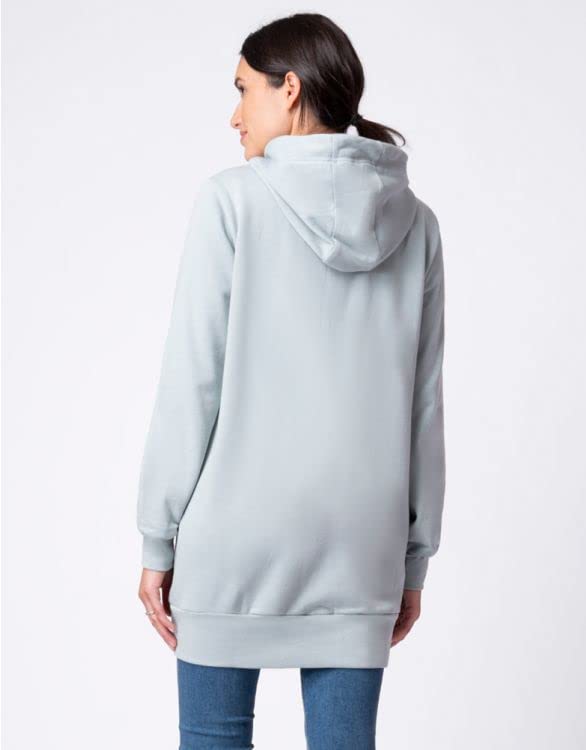 Hooded Baby Strap Compatible Maternity Sage M [Serafin] Sweatshirt, Parka, Women's, Green,