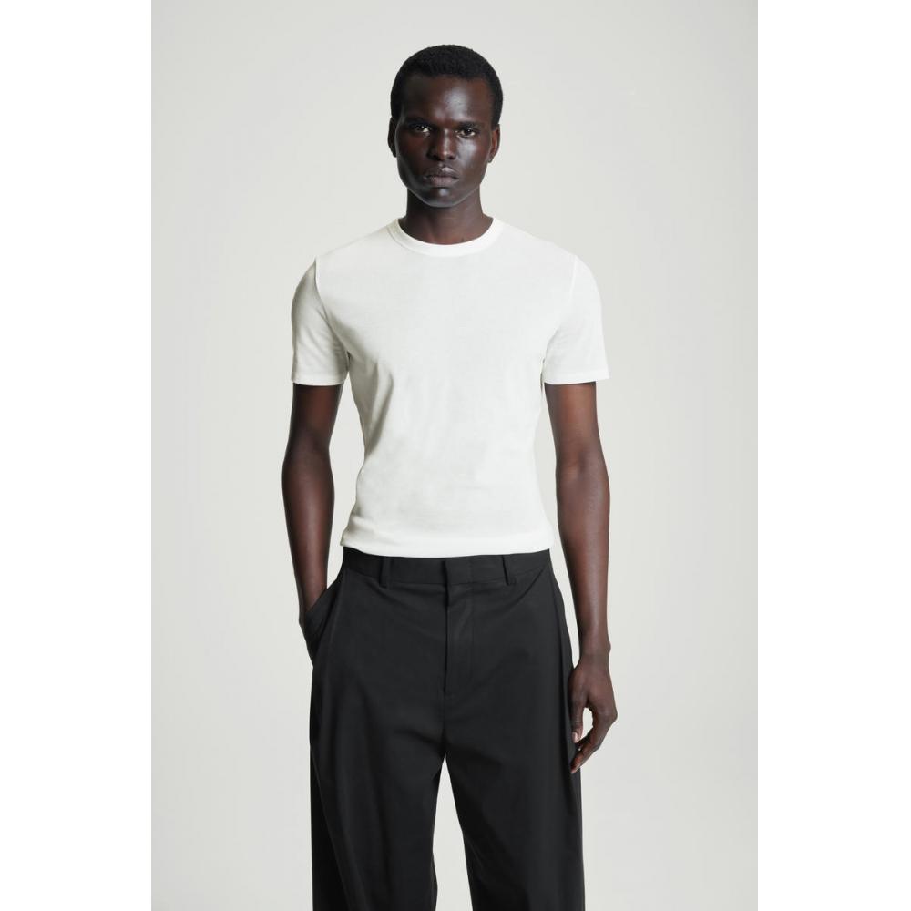 

COS Японская тонкая футболка offwhite/XL