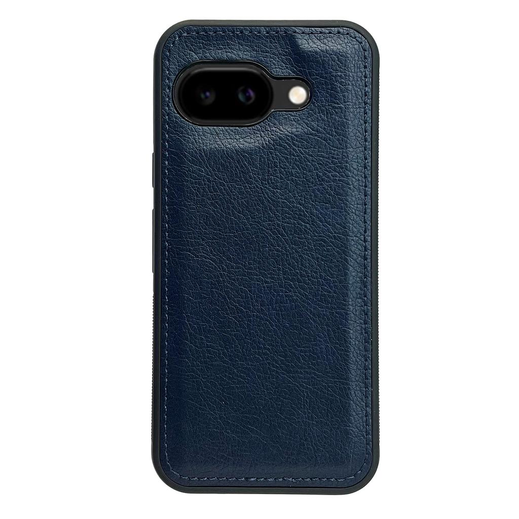 For Google Pixel 9a Case Calf Texture PU Leather Anti Fingerprint Back Phone Cover