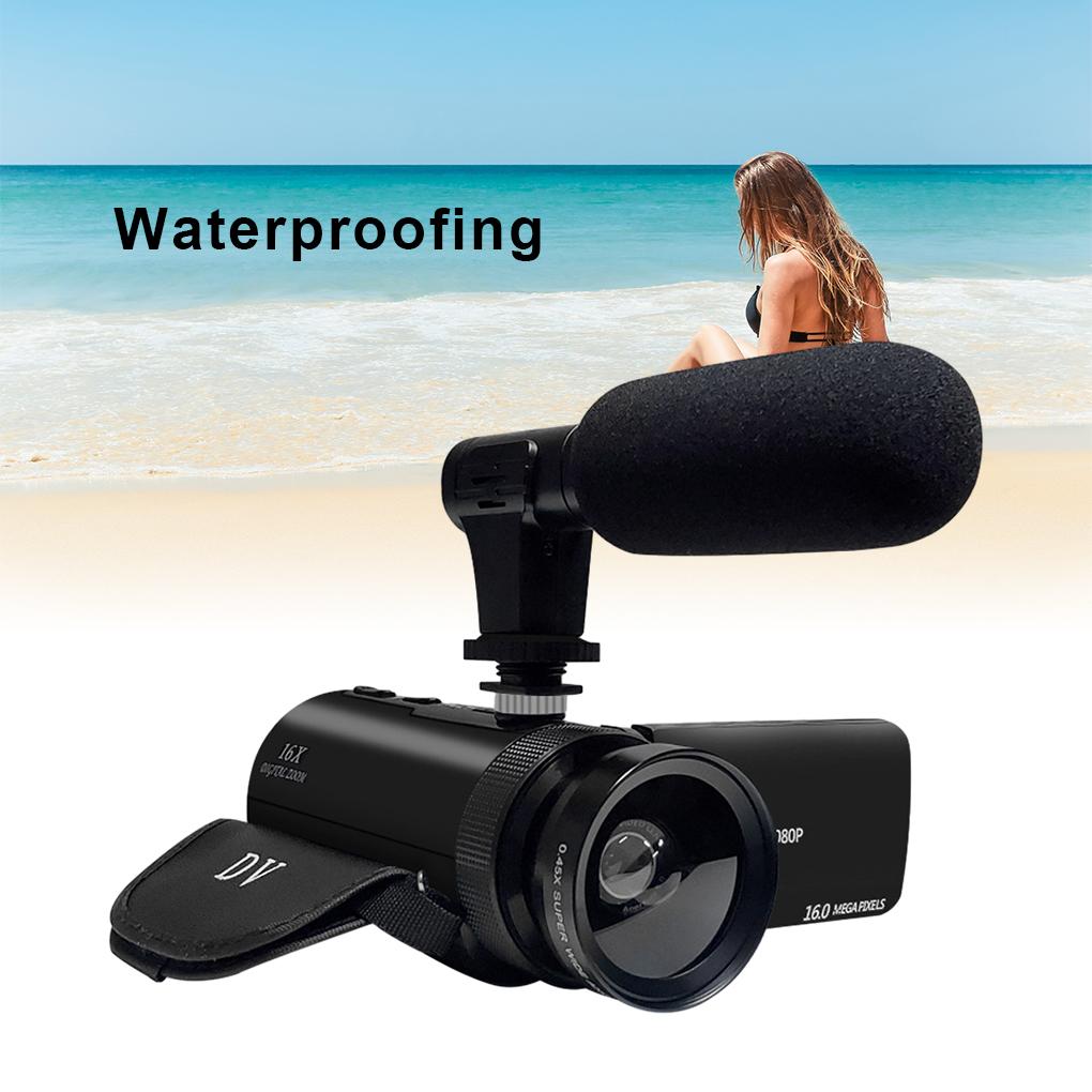 WUUISDNX Compact And Lightweight 1080P Digital Video Camera Vlogging And On Go Recording High-resolution Image ABS Vlog Camcorder