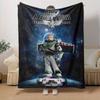 1 peça, Manta do Buzz Lightyear Patrulheiro Espacial de Toy Story Macia e Aconchegante para Decoração de Casa, Capa de Sofá, Viagem