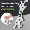 Faucet Wrench Level Tool Torque Wrenches Hex Screw Removal Spanner Credit Card Multitool for Water Pipe Repair and Fittings