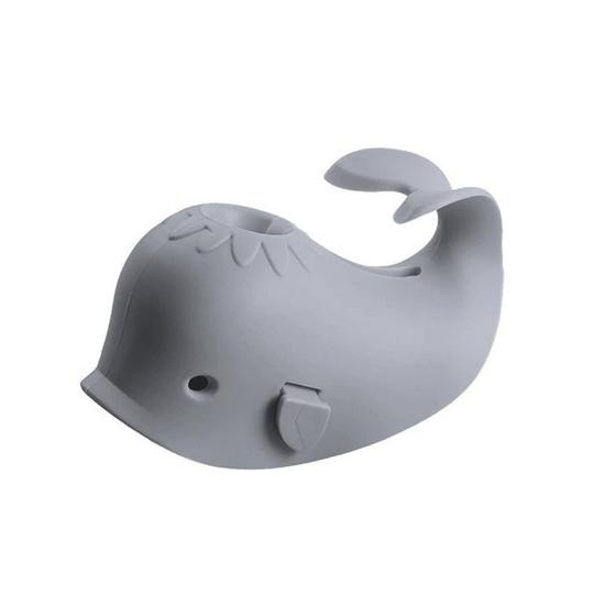 Baby Bathtub Faucet Cover Whale Pattern Anti-collision Cover BPA-Free Silicone Safety Protection Bath Tap Guard
