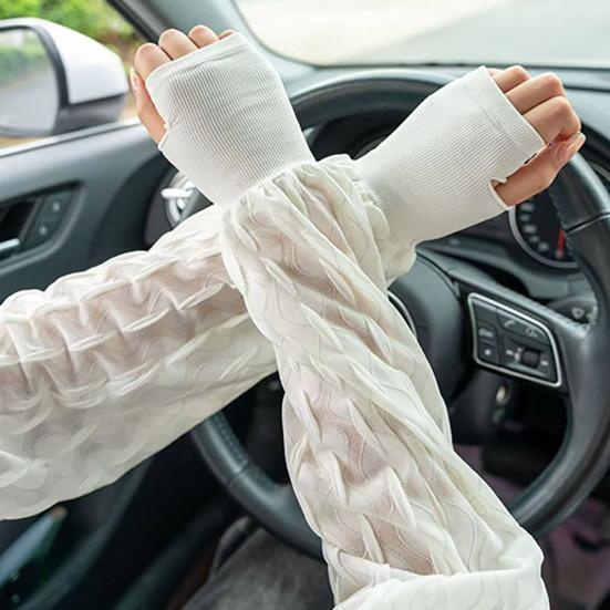 Sun Protection Sleeves for Women, UV Protection Arm Sleeves, Loose Fit Cooling Arm Sleeves, Breathable Stylish Arm Covers for Summer Driving