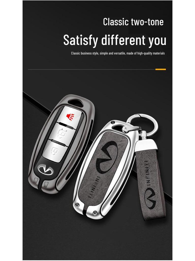 Infiniti Key Case: Men's Metal Shell for QX50, QX60, Q50L, Q70L