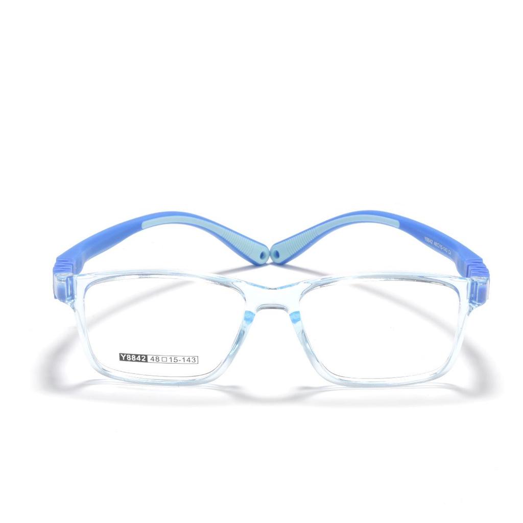 Medical Grade Myopia Control Glasses for Kids 6-10 Years - Skin-Friendly, Non-Slip Silicone Frame with Removable Temples.