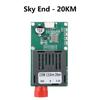 Himmel/Erde TTL Optisches Transceiver-Modul DC 5,5-26V FC RX/TX/AV/VCC/GND Schnittstelle für Drohnen TTL zu Glasfaser-Modul