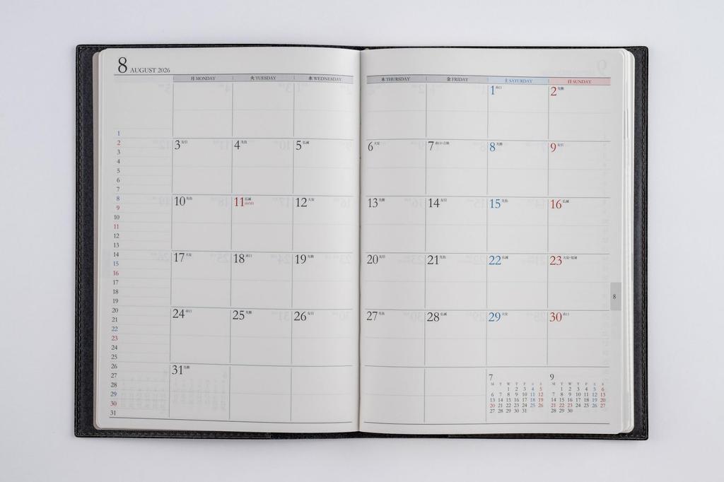 Takahashi 2026 A5 Weekly Desk Casual Size 429 December Diary, 10, Olive, No. (Starts 2025)
