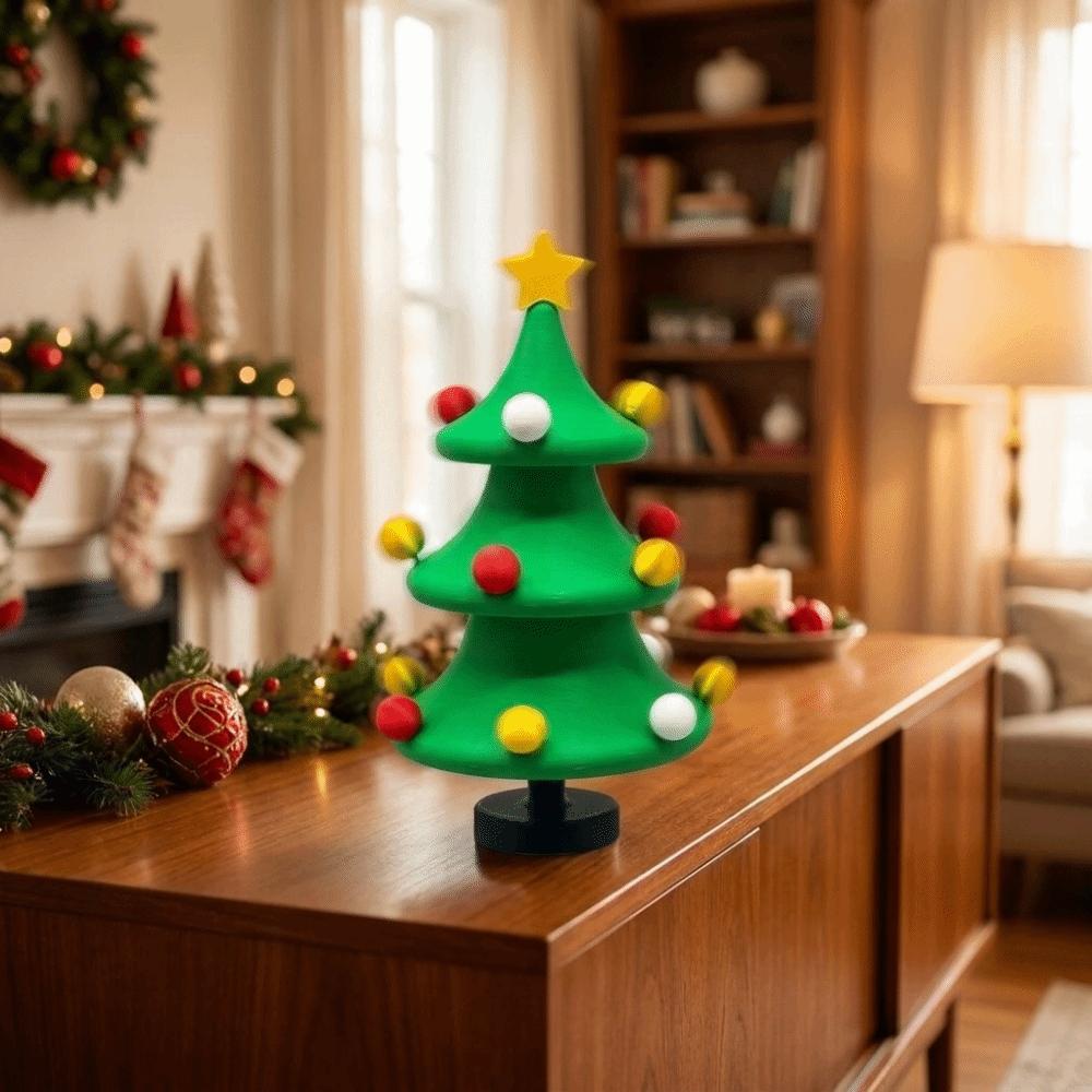 PLA 3D Printed Dancing Christmas Tree Detachable Christmas Tree Fidget Toy Bedroom